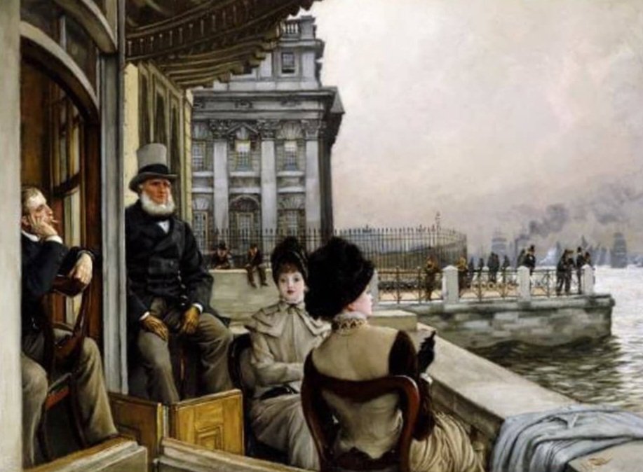 The terrace of the Trafalgar Tavern, Greenwich, London 
🎨James Jacques Tissot 🇨🇵 1878
Private collection 

<a href="/Asamsakti/">Dil</a> 🙏💙 <a href="/KaceyKells/">Kacey Kells</a> 

Early #ArtOnFriday 
Thanks a lot and wishing you good days ahead