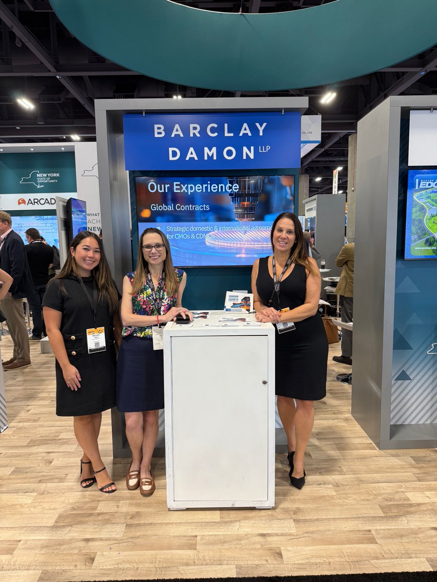 BarclayDamonLLP's tweet image. ⚡Barclay Damon’s Semiconductor Team had a great time connecting with industry leaders at SEMICON West 2025 in Phoenix, Arizona!

We were proud to represent New York’s leadership in driving semiconductor growth and innovation.

#SEMICONWest #Semiconductors #TechInnovation