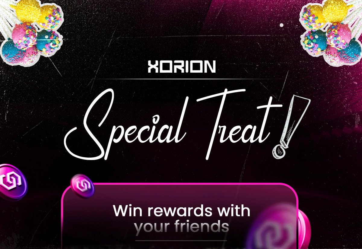 Big news fam! $XOR x <a href="/CyreneAI/">CyreneAI</a> are celebrating with a Special Treat Airdrop 🎉

$500 in Solana + $XOR rewards up for grabs!

Just:
👉 Follow + RT
👉 Tag 3 frens
👉 Join the fam
👉 Buy $5 $XOR on CyreneAI

Ends Nov 6, 5PM UTC ⏳
cyreneai.com/trade?tokenAdd…

#TheXorionNetwork