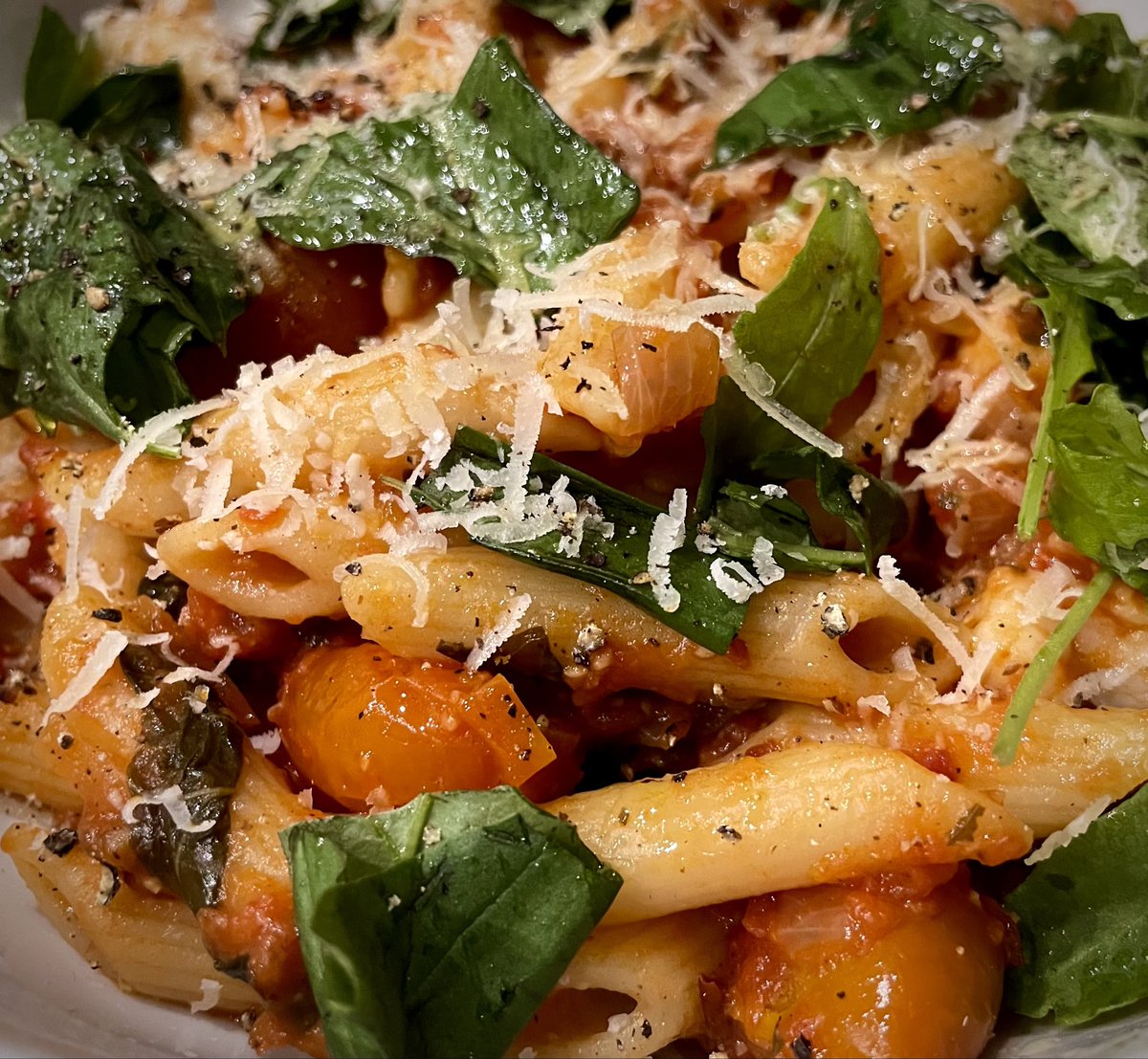 Argentinian shrimp penne pasta.

Delicious scran tonight..