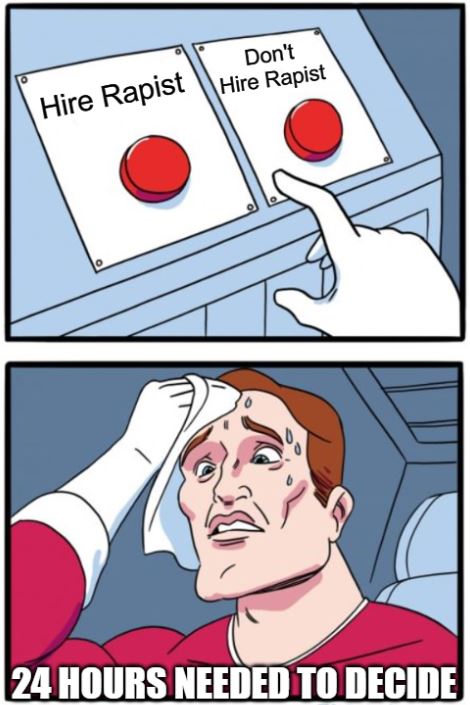 SourceWatchEire's tweet image. Catherine Connolly&apos;s bizarre equivocation on hiring a convicted rapist raises new concerns about her judgement. #Aras25