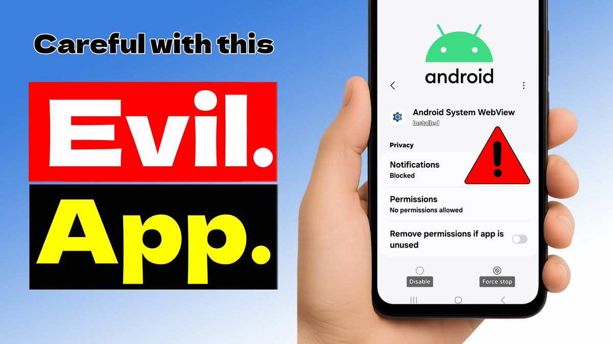 websticknl's tweet image. 📲🔐 What This App Sees Will Shock You   youtube.com/watch?v=bGan6g…    #Android14 #Android13 #Android12 #Android15 #AndroidSystemWebView #AndroidSpy
