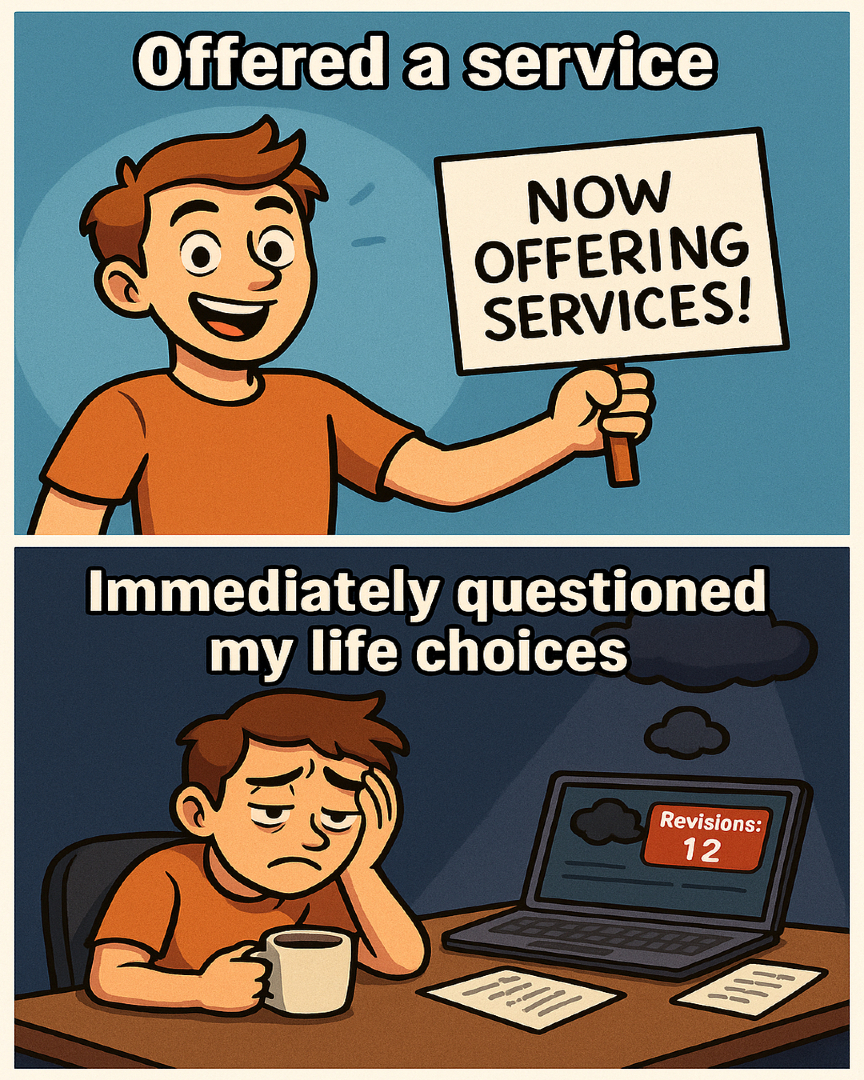 OnTheCouchStudi's tweet image. We make memes because we’ve lived it and it&apos;s funny. Checkout OnTheCouchStudio.com for great assets
#TechHumor #CodingMemes #DevLife #BlenderMemes #UnityDev #3DArtistHumor #SoloDevLife #AppDevHumor #DigitalCreatorLife #DeveloperHumor #OnTheCouchStudio