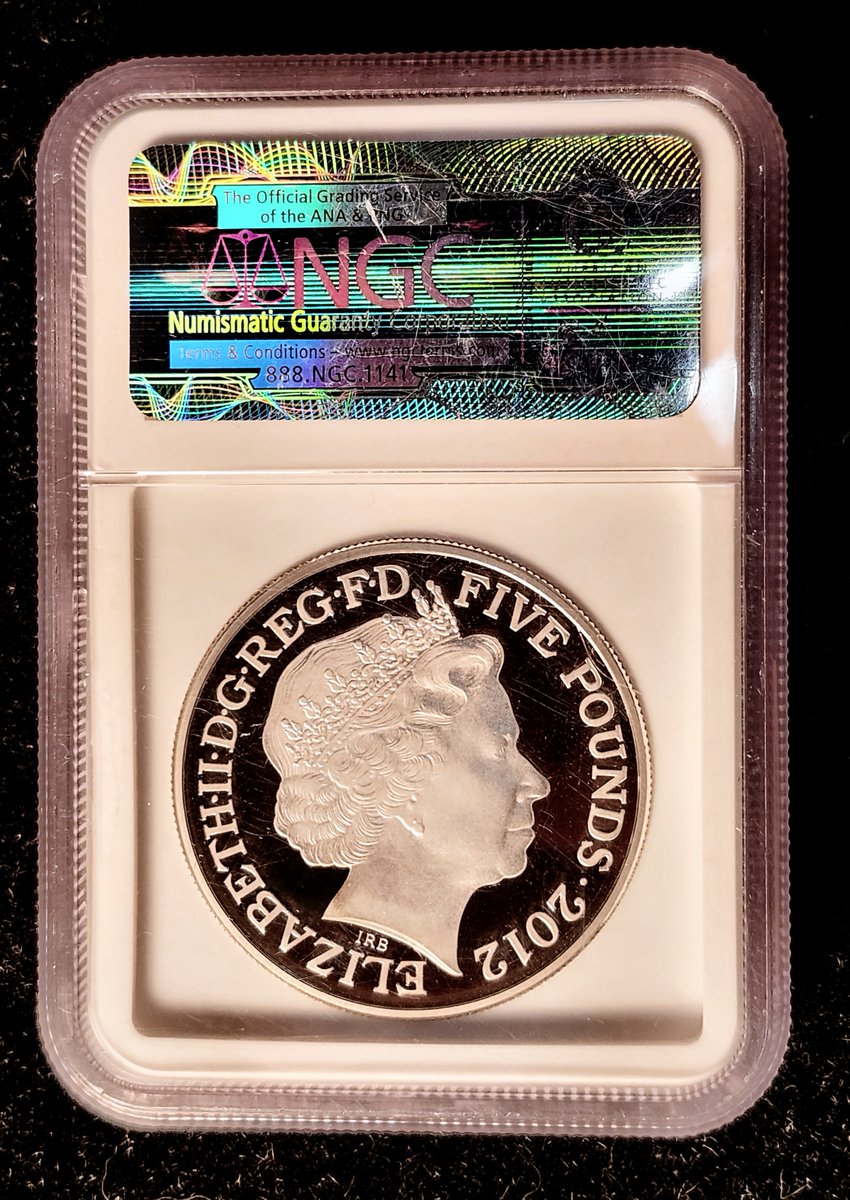 Coin_HuntersLLC's tweet image. Among the #first500 struck! Meet the 2012 Piedfort £5 "#London 2012 #Olympics" #siverproof: graded by the one and only @NGCcoin at #PF69 #UltraCameo!

Twice the weight, twice the prestige. A gleaming tribute to history, sports, &amp;amp; craftsmanship! ✨