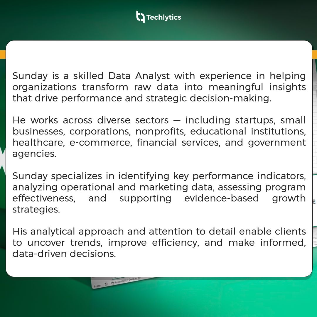 Join me this Saturday as I deliver a webinar on  Beyond Pivot Table

Host:
<a href="/techlytics/">Techlytics Ventures</a>