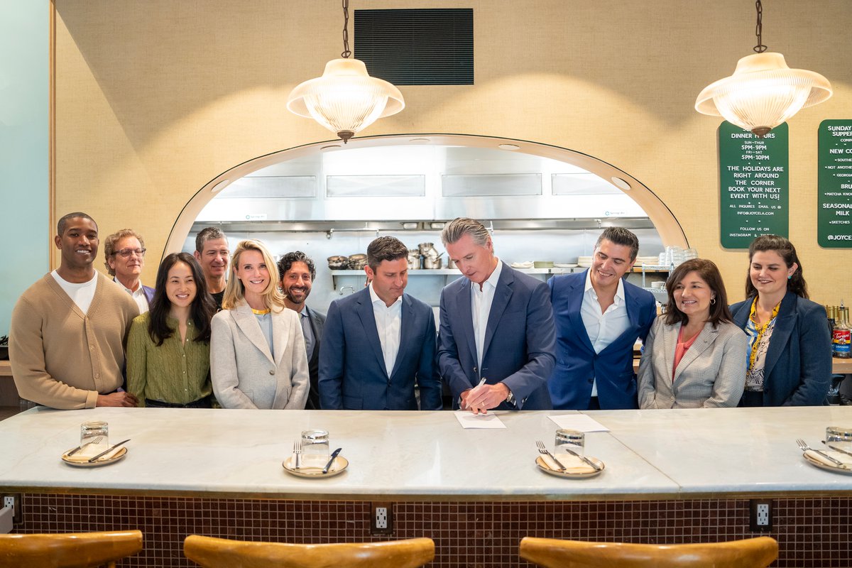 Prince and Athena Riley have been serving amazing dishes at LA's JOYCE Soul &amp; Sea since opening in 2023.

With this new legislation, small businesses like theirs can now more easily run outdoor dining and use qualified professionals to self-certify plans for building changes.