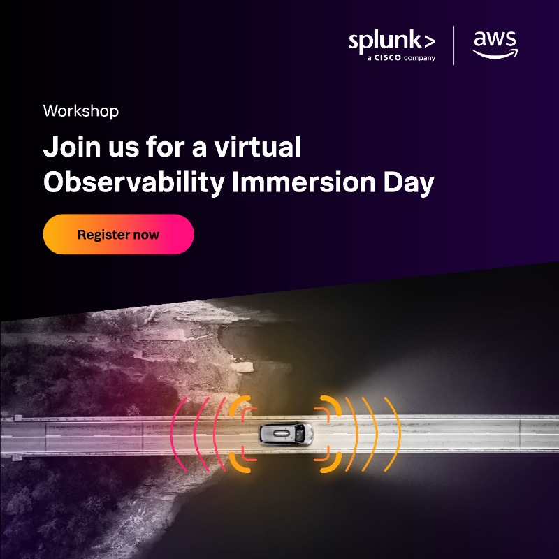 splunk's tweet photo. How can you effectively navigate the complexity of hybrid infrastructure? We've got you.

We're teaming up with @awscloud tomorrow to share live demos and real-world strategies to boost agility, security, and resilience in the cloud. RSVP here. #SplunkPartners