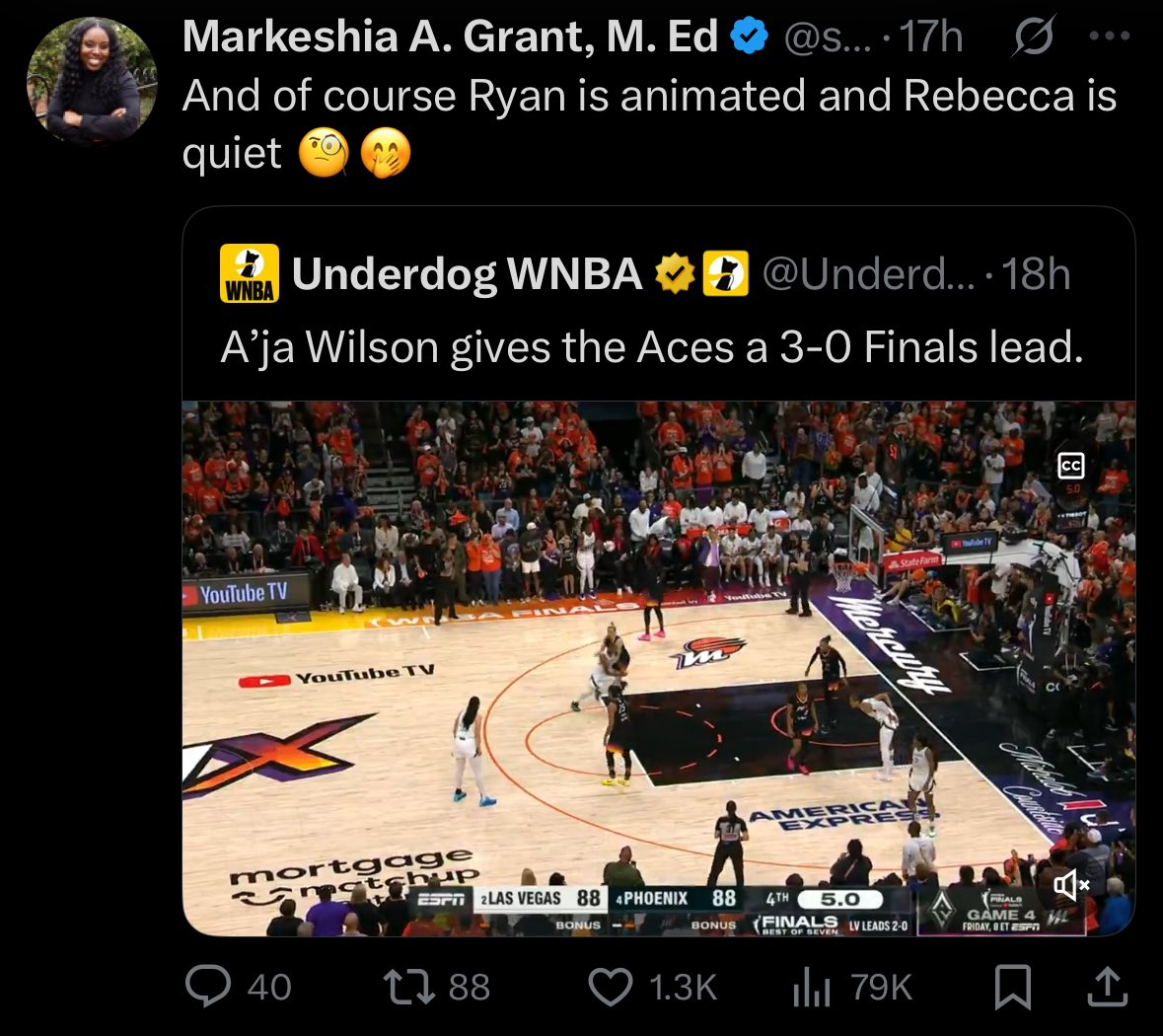 CCMVPLoading's tweet image. WNBA fan discovers play by play commentary for the first time