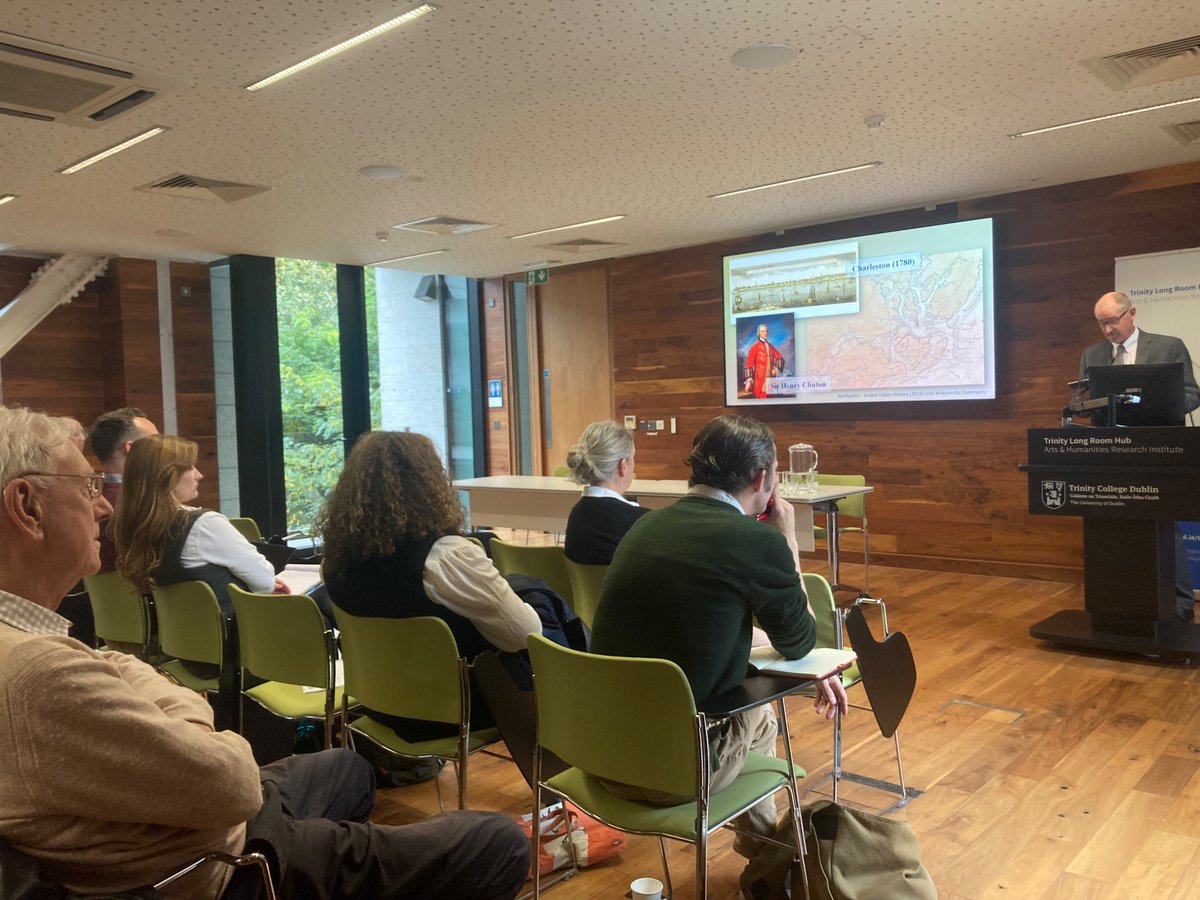 Was a fantastic first day at ’Ireland and the American Revolution’ capped off by a brilliant keynote address by Prof. Eliga Gould. Looking forward to day two.