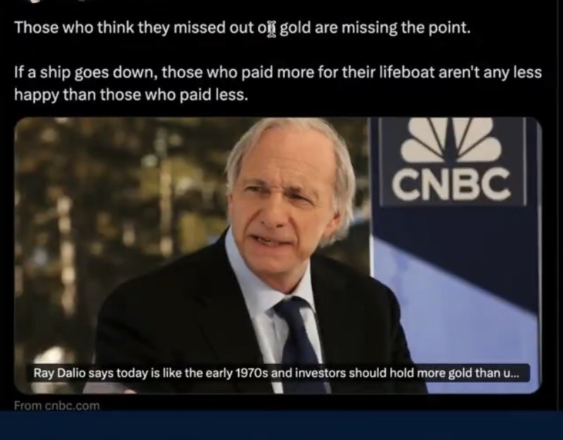 silverpilot767's tweet photo. @pilotinvestor7 @KobeissiLetter I agree, gold is insurance. https://t.co/5gQqCubE2G