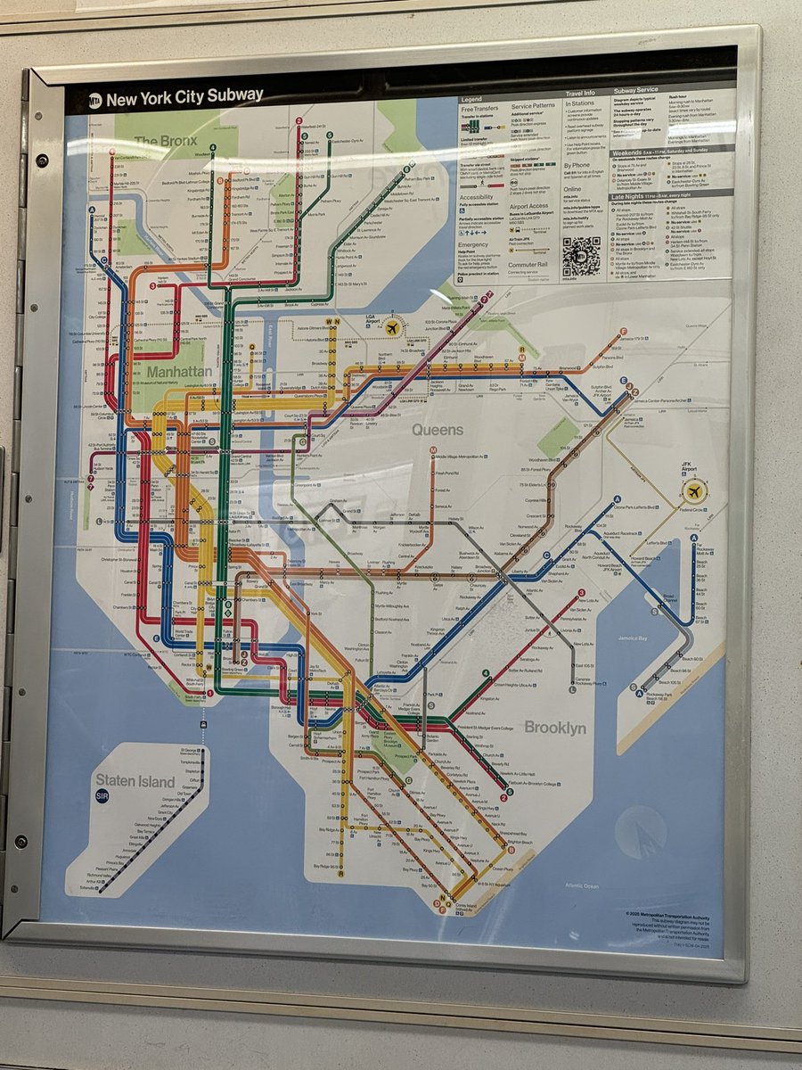 The new subway map for the MTA honestly looks so good