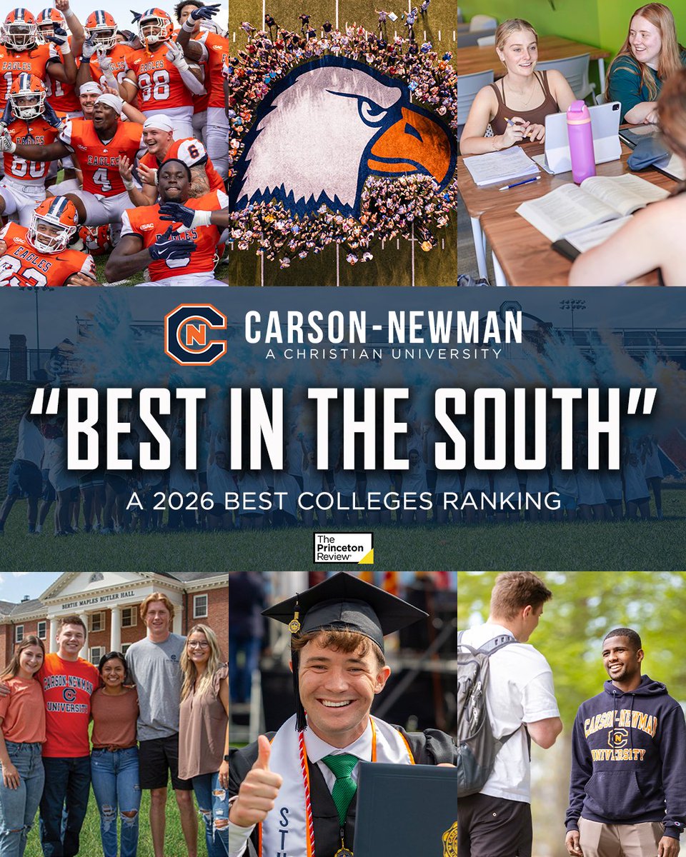 We’ve been named a “Best in the South” in the 2026 Best Colleges category by The Princeton Review!