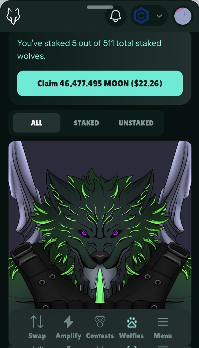 ManColt_0_0's tweet image. Even though I&apos;ve changed my PFP, I remain loyal to my beloved $WOLF 💙🐺
They don&apos;t make as much noise as the boisterous and insolent @wolfswapwolfies, but they&apos;re still just as effective at bringing me a significant share of @wolfswapdotapp&apos;s revenue each month.

Thank you and…