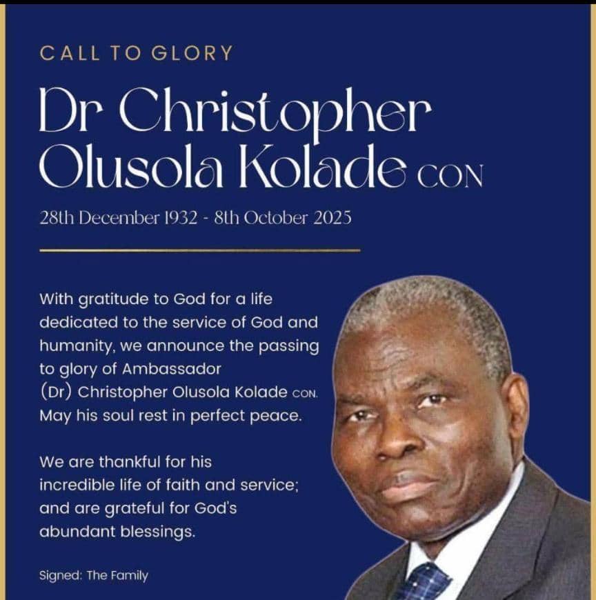 NEangells's tweet photo. Sad to hear about your passing Dr. Christopher Kolade 😢
We are consoled by the indelible marks you left on the sands of time. Your legacy lives on Sir. Rest in peace 🙏🏽 https://t.co/S0nx9HpInd