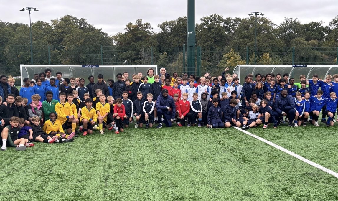 Great opportunity for some of our Y7/8 footballers today at Tottenham’s training ground - ten schools attended alongside scouts from professional teams. Our team came close to making it through to the final. Shoutout to Callum who got selected to play in the showcase game ⚽️🔵👏