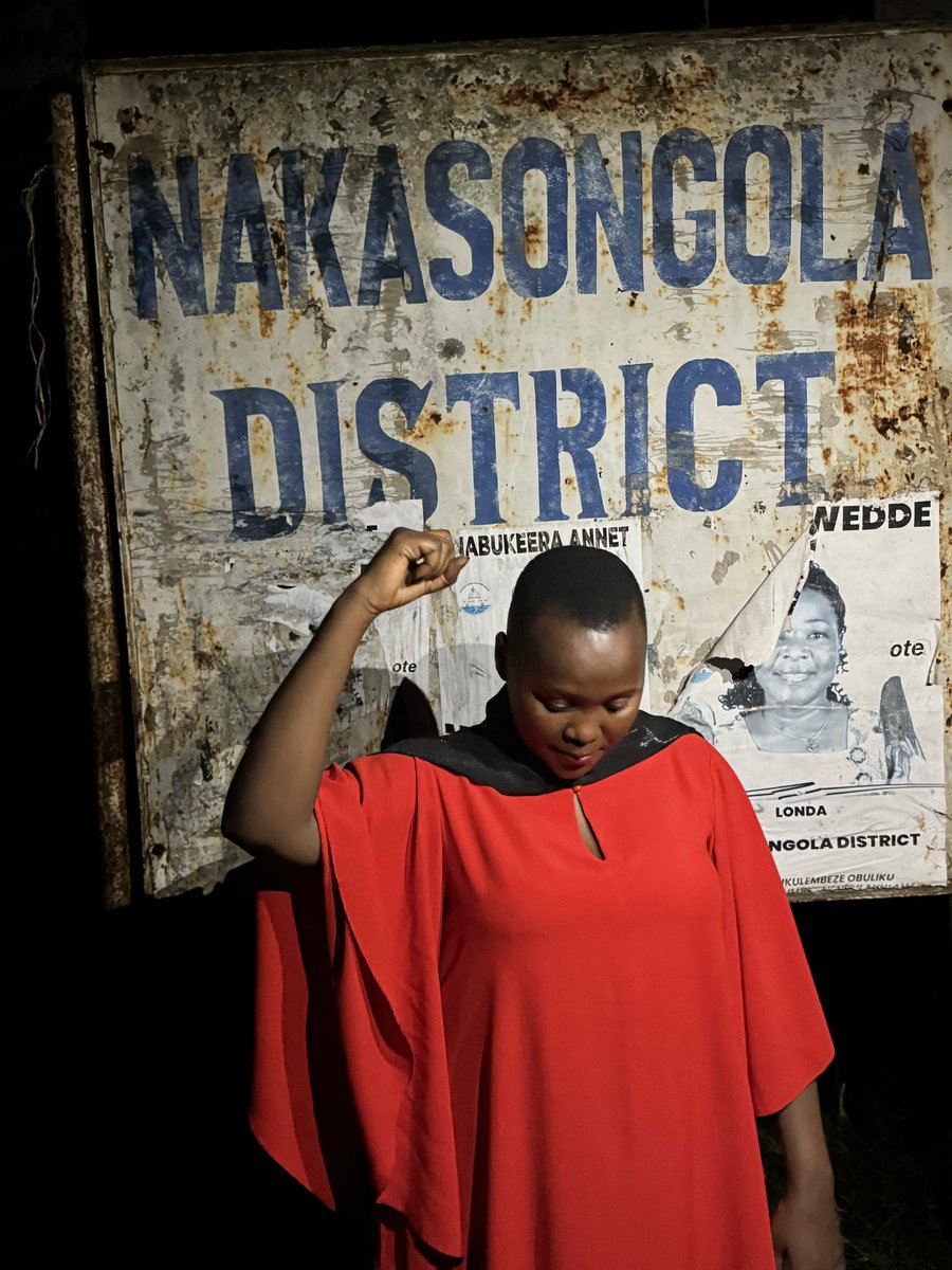 We have reached NAKASONGOLA , ready to recieve our president