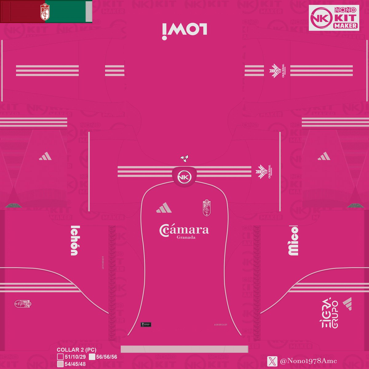 Nono1978Amc's tweet image. Os subo al drive de @LaLiga2 el nuevo cuarto kit del @GranadaCF.

Descargar/Download: drive.google.com/drive/u/1/fold…