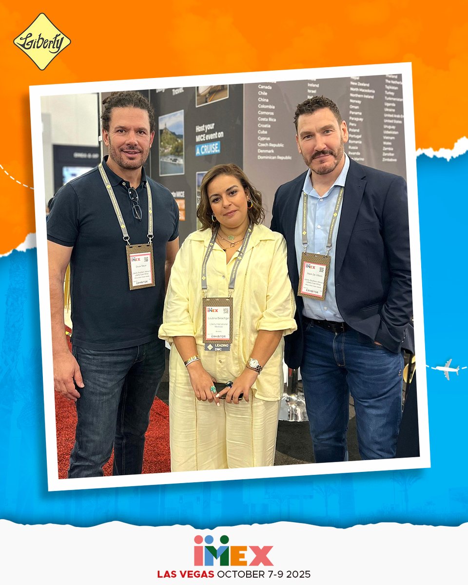 liberty_itg's tweet photo. Where worldwide reach meets local know-how, that’s the Liberty difference.
#IMEX25 #IMEXAmerica #IMEXLasVegas #LibertyDMC #LibertyTourism #LibertyFamily #EventProfs #MICE #DMC #EventPlanners #E1345 🗽🌎 https://t.co/WIpu52G13e