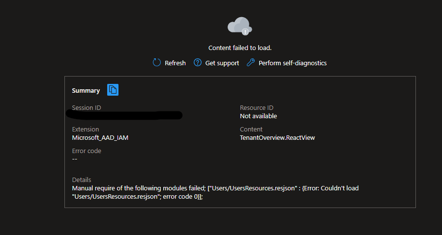 TheBrentious's tweet photo. @MSFT365Status Any updates on issue MO1169051? Appears to be something when calling anything "users". https://t.co/R1lamI4DsE