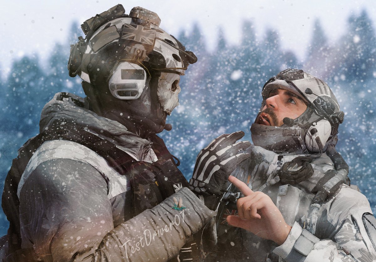Testdriver07's tweet image. 💀: Stop eating snow, Soap!
🧼: Don&apos;t bother me! The first snow is so delicious! Didn&apos;t you ever do that when you&apos;re a kid?!
#Ghoap #Ghost #Soap