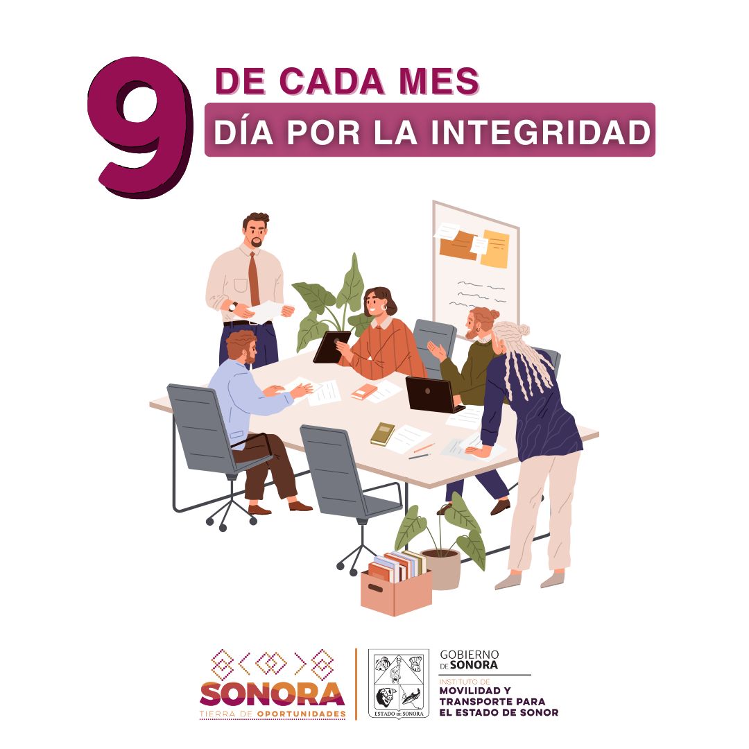 IMTESonora's tweet photo. El #DíaPorLaIntegridad es una fecha para resaltar la honestidad, la transparencia y la responsabilidad en las instituciones públicas. En el #IMTES, nos comprometemos a seguir impulsando actividades que fortalezcan la ética y el compromiso de las y los servidores públicos. https://t.co/t9PcMJyKSa