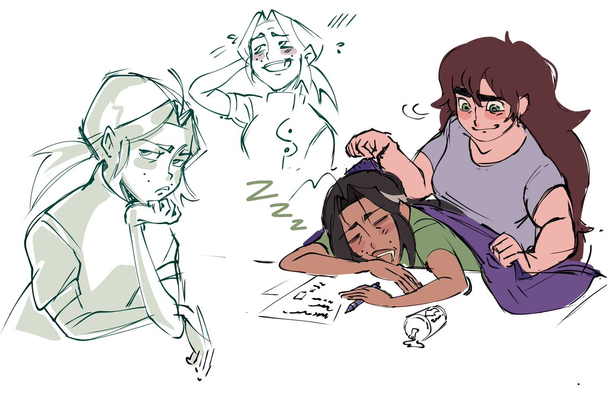 Wahhh im tired have some doodles

#KnightsOfGuinevere