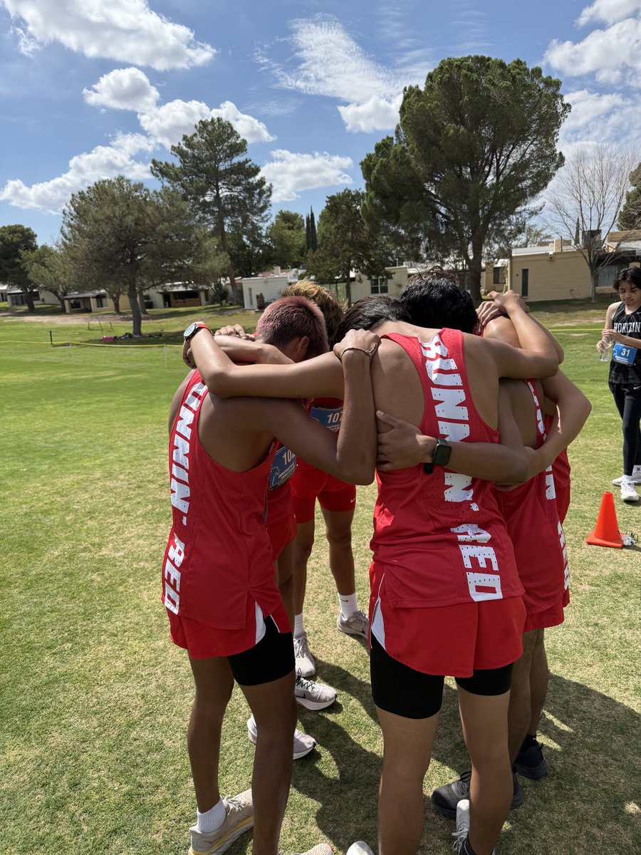 BelairTrack's tweet image. Great team effort this afternoon from our Running Red XC Crew! They placed 3rd overall and earned themselves a trip to the regional meet in Lubbock! Big Red Nation is proud of you all! @CoachRecoder @YISDAthletics1