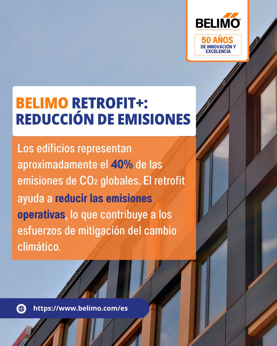 Net0Community's tweet photo. Los edificios representan el 40% de las emisiones globales de CO2. El #retrofit se posiciona como una estrategia esencial para reducir las emisiones operativas y apoyar la #mitigacion del #cambioclimatico.
#sostenibilidad #edificiosverdes #eficiencia
Contenido patrocinado. https://t.co/0ZlXUPXJMX