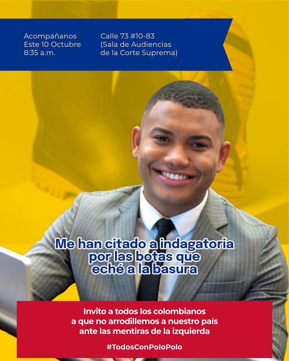 Nos vemos mañana ! No tenemos miedo!! #todosconpolopolo