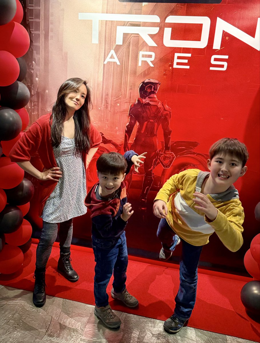 #TronAres with the fam!