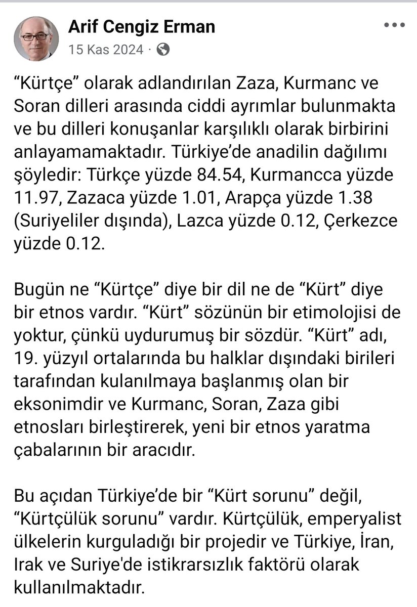 AKurt51's tweet image. Kürt diye bir elgin yoktur, uydurmadır.