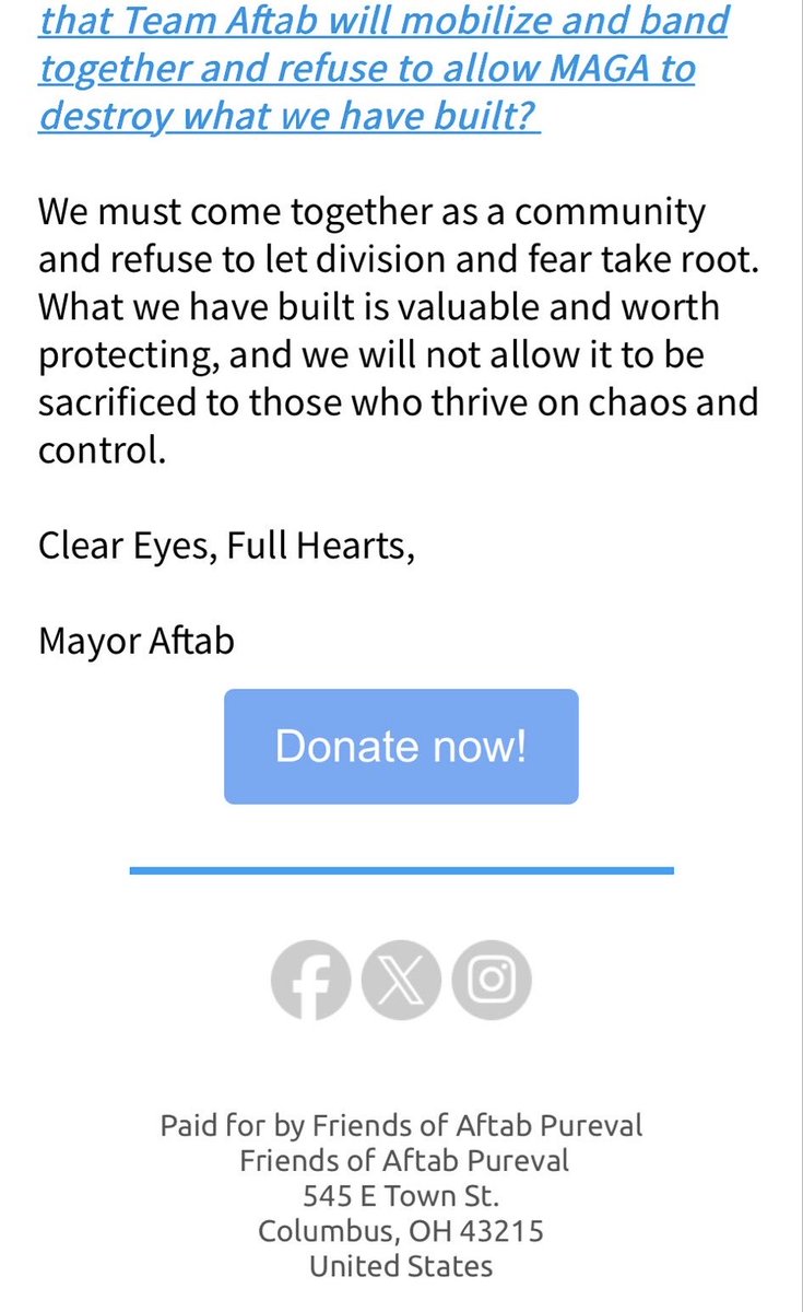 still_hustling's tweet photo. “Keep MAGA out of Cincinnati”? Please.

What exactly are we protecting here, the tent cities under every bridge? The broken public school system with a 19% college readiness rate and nearly half of students chronically absent? The nonprofits siphoning off tax dollars while neighborhoods crumble? Bridges burning to the ground and commerce coming to a complete stop because of their mismanagement? More law abiding citizens getting the crap beat out of them just for attempting to go out downtown at night? More handouts to race baiters that hate the police and you?

Aftab talks about “everything we’ve built,” but what has he built? What business does he run here? What’s he personally invested in other than political photo ops? Cincinnati’s “progress” is a joke when it’s funded by taxpayers and run by people who’ve never risked a dime of their own.

These people thrive on fear, division, and dependency. Without their government salaries and the nonprofit industrial complex bleeding the city dry, they’d have nothing.

You guys need to go to https://t.co/tbWq2uWSft and throw him five bucks or something just because of this bullshit. Cory needs some money to put this clown on blast.