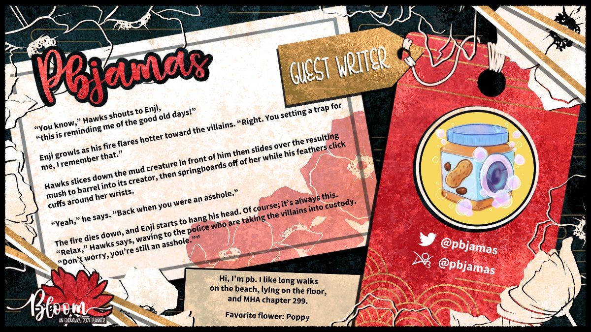 Bloom: An EndHawks 2027 Planner tweet media