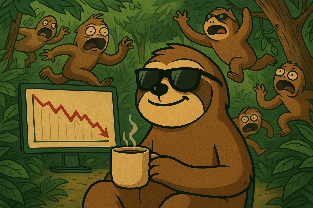 JoinTheSlow's tweet image. Everyone else: 😱📉

Slowmo: 😎☕

The jungle’s in chaos, but the chill never breaks.

$SLOMO | #Solana #MemeCoin