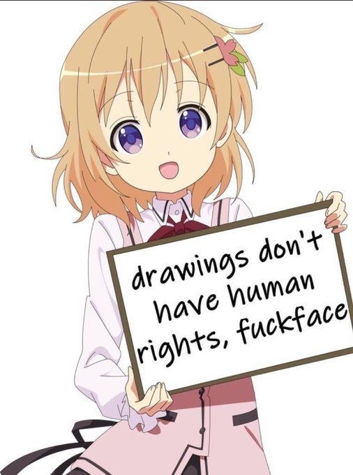 This goes hard if you are a retard who can't differentiate between drawing and reality.