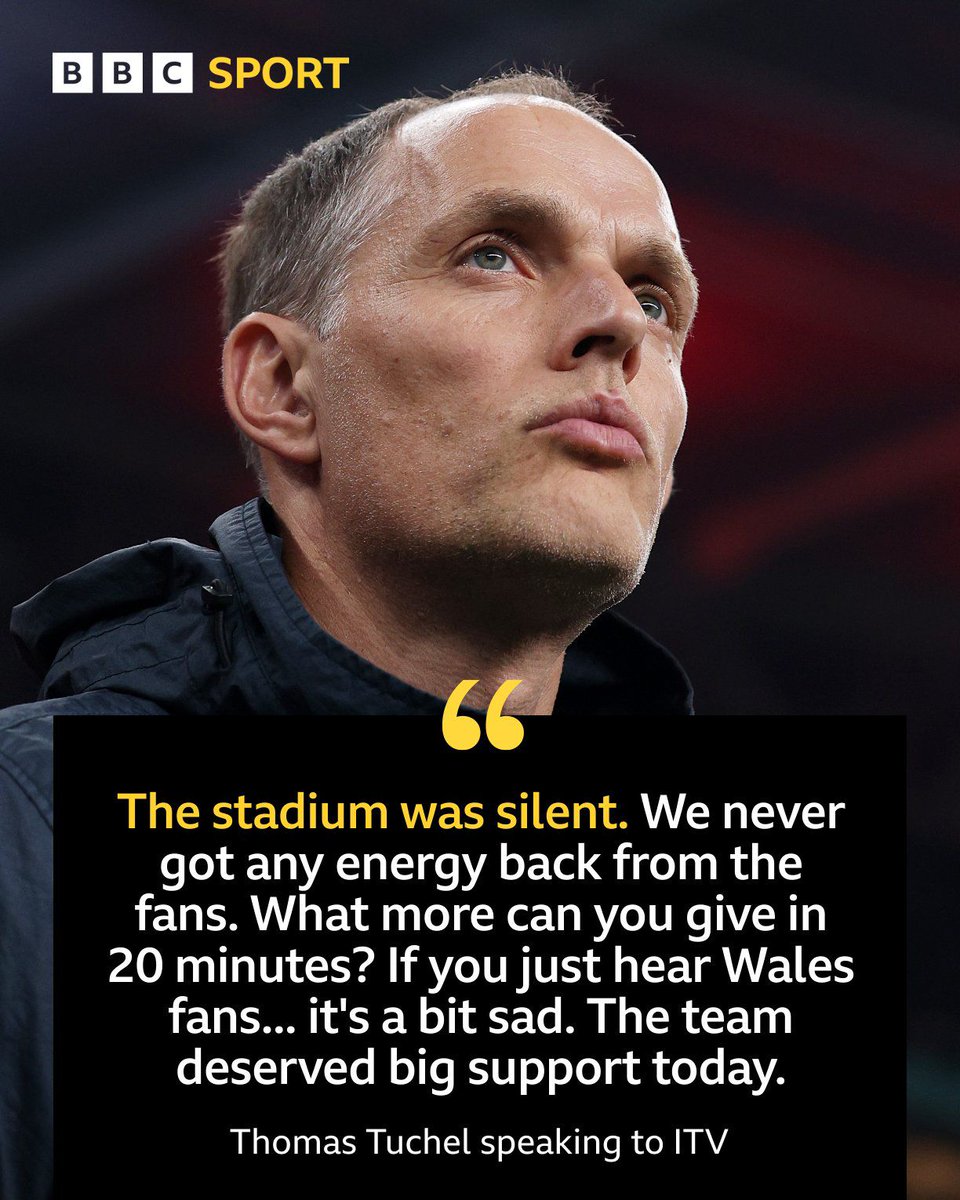 Fuck this prick. We won 3-0 and he's ruined it. 

Wales fans were completely silent until the 50th minute when they decided to just have a party. 

We also took our foot off the gas and the game was pointless from 20 mins.