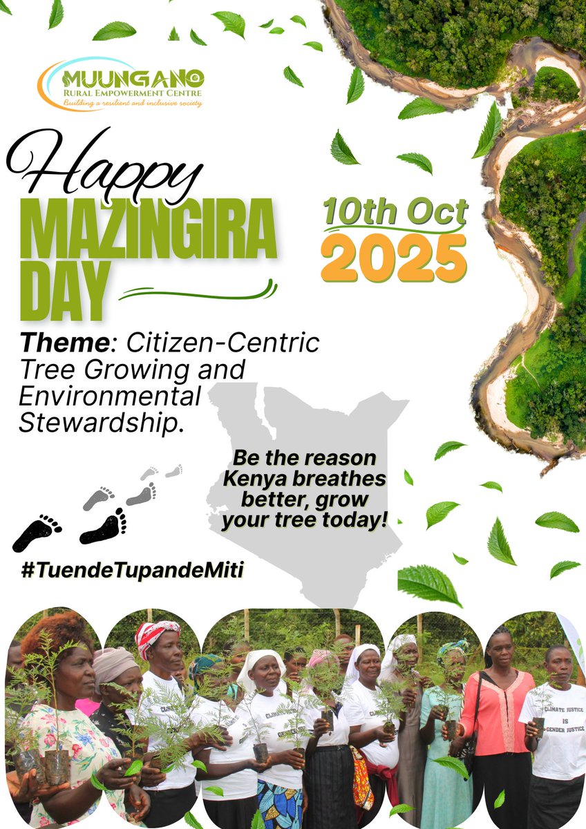 #TuendeTupandeMiti as we mark #MazingiraDay2025. This Mazingira Day, we stand with citizens in Siaya to plant trees at Mbaga Hills, because protecting and conserving our environment begins with us. #MuunganoCares.