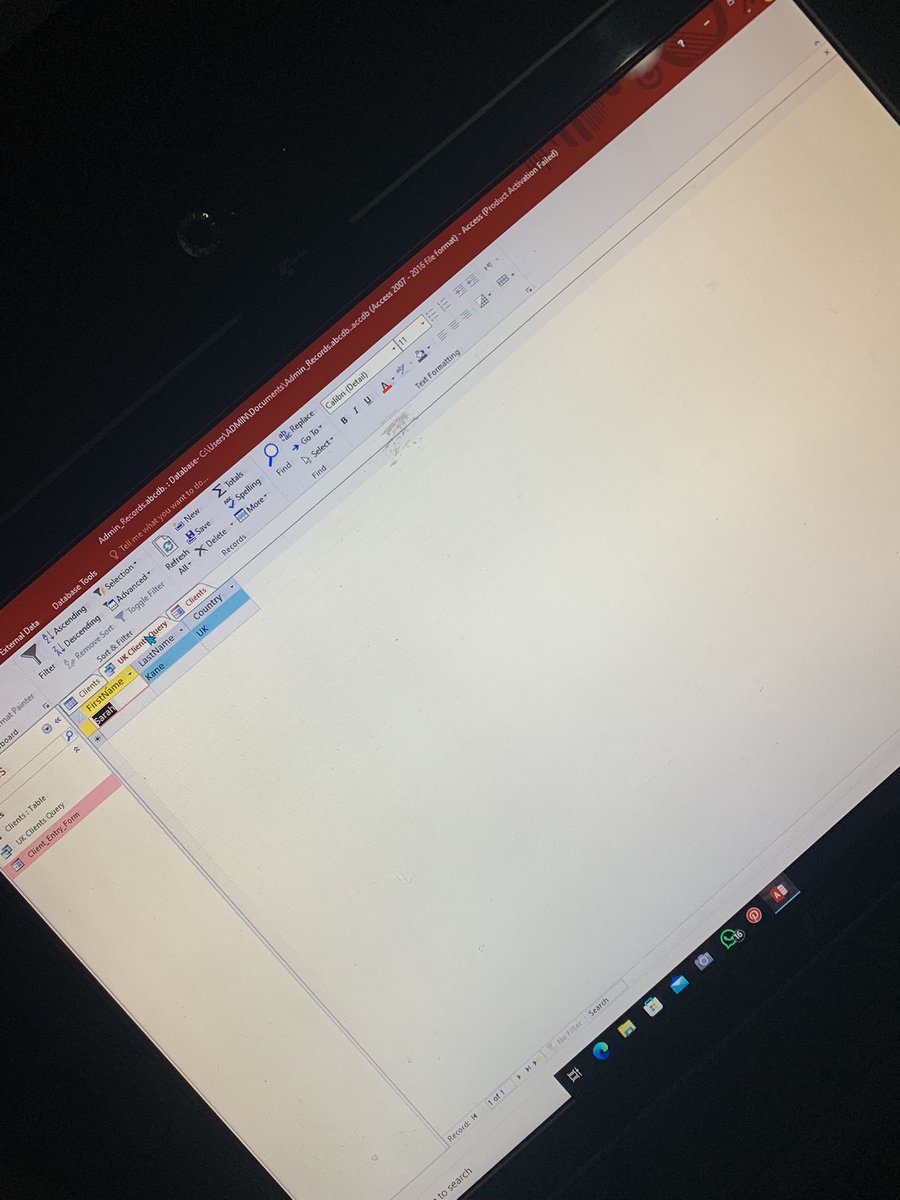 brighttech001's tweet image. From Excel sheets to Access databases — leveling up my admin and data skills one tool at a time.
Every click, query, and form is a step closer to mastery. 💪 #LearningJourney #MicrosoftAccess #DataSkills