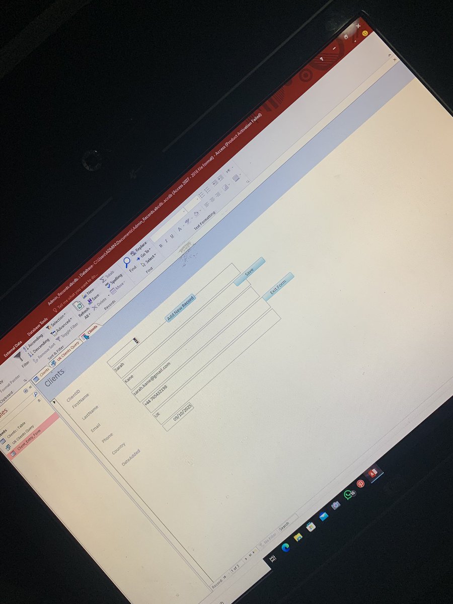 brighttech001's tweet image. From Excel sheets to Access databases — leveling up my admin and data skills one tool at a time.
Every click, query, and form is a step closer to mastery. 💪 #LearningJourney #MicrosoftAccess #DataSkills