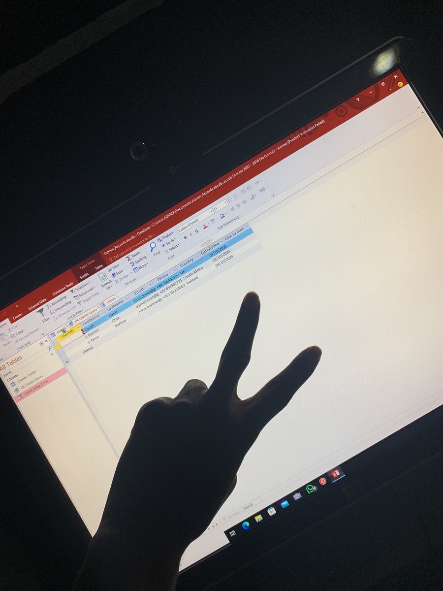 brighttech001's tweet image. From Excel sheets to Access databases — leveling up my admin and data skills one tool at a time.
Every click, query, and form is a step closer to mastery. 💪 #LearningJourney #MicrosoftAccess #DataSkills