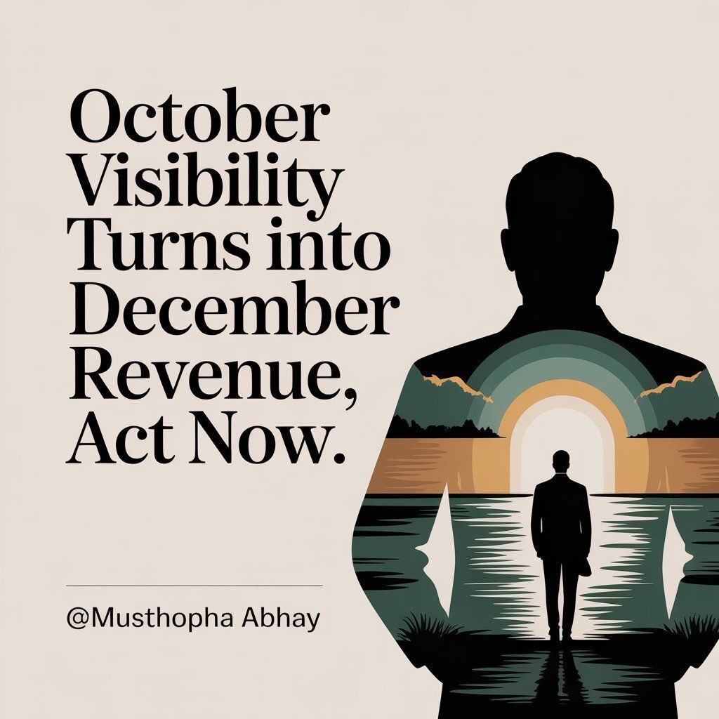 musthophaabhay's tweet image. October visibility turns into December revenue.
Every post, review &amp;amp; update you make this month plants a seed Google will reward later.
Visibility compounds — start now, stay consistent, finish profitable.
#LocalSEO #GoogleMyBusiness #OctoberMomentum