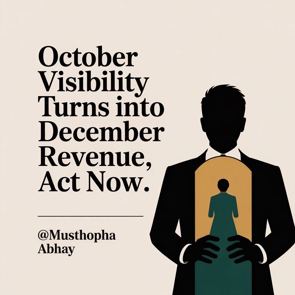 musthophaabhay's tweet image. October visibility turns into December revenue.
Every post, review &amp;amp; update you make this month plants a seed Google will reward later.
Visibility compounds — start now, stay consistent, finish profitable.
#LocalSEO #GoogleMyBusiness #OctoberMomentum