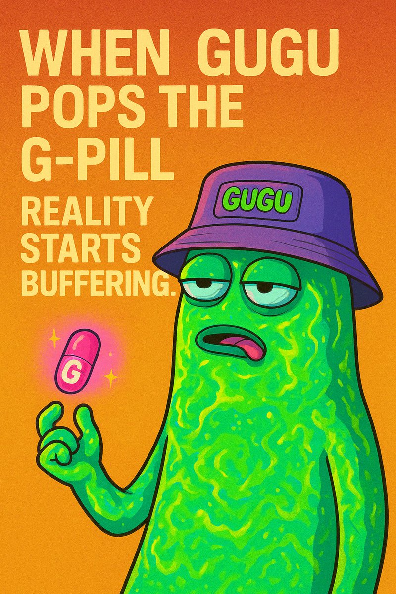 IMaecenas's tweet photo. @GuguGaga_NFT When Gugu pops the G-pill, reality starts buffering. 💊
The streets glow, the walls breathe, and even Monad whispers:
“Don’t chase the vibe — become it.” 🔥
#Gugu #Monad #NFT #PsyProtocol https://t.co/mWxPvOWX5I