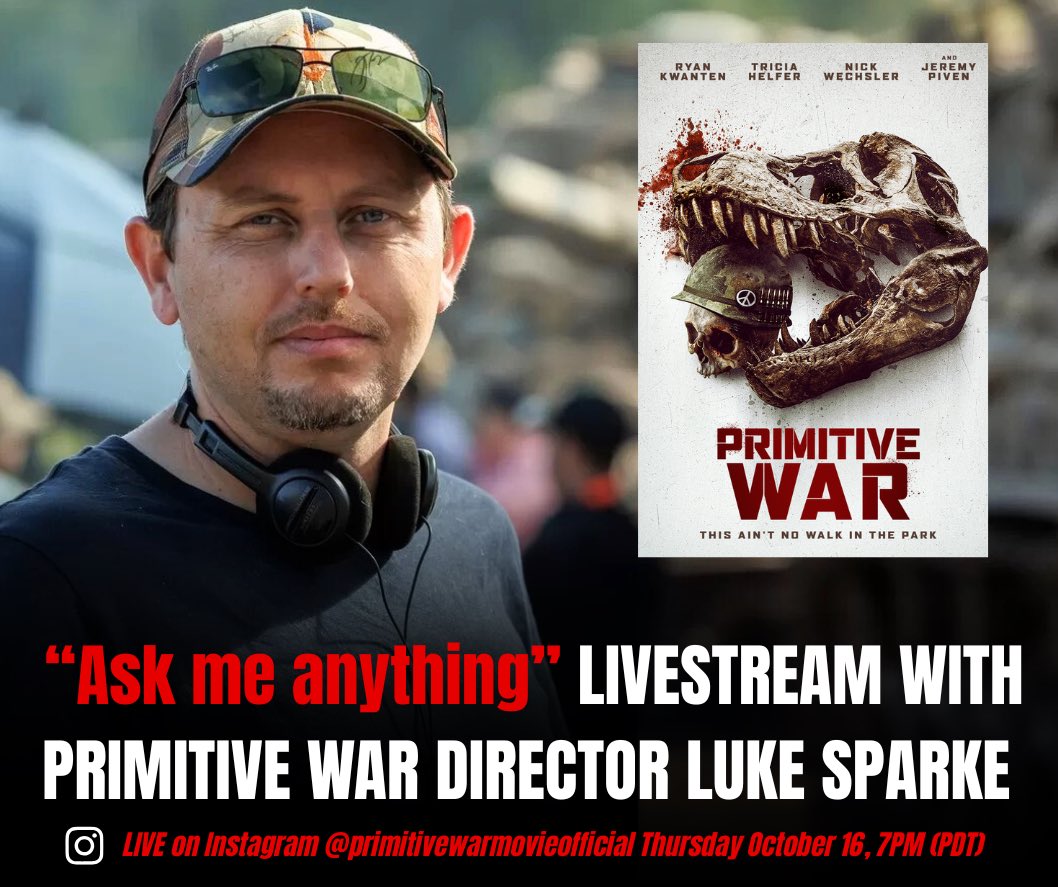 Luke Sparke (@lukesparke) on Twitter photo Next week, over on instagram, I’ll be doing a live chat and answering any questions I can while in there. Stop by and say hi with <a href="/_PrimitiveWar/">_PrimitiveWarMovieOfficial</a> <a href="/primitivewar/">Primitive War</a> Next week, over on instagram, I’ll be doing a live chat and answering any questions I can while in there. Stop by and say hi with <a href="/_PrimitiveWar/">_PrimitiveWarMovieOfficial</a> <a href="/primitivewar/">Primitive War</a>