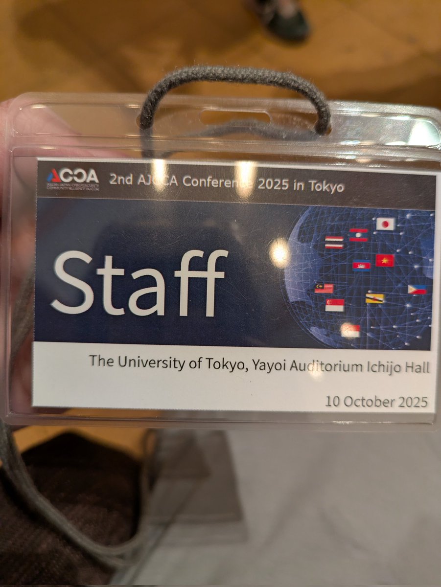 plusseczemi_iu's tweet photo. 本日は2nd AJCCA Conference 2025 in Tokyoにスタッフとしてサークルメンバー全員で参加します！ https://t.co/QRTvkQQyAQ