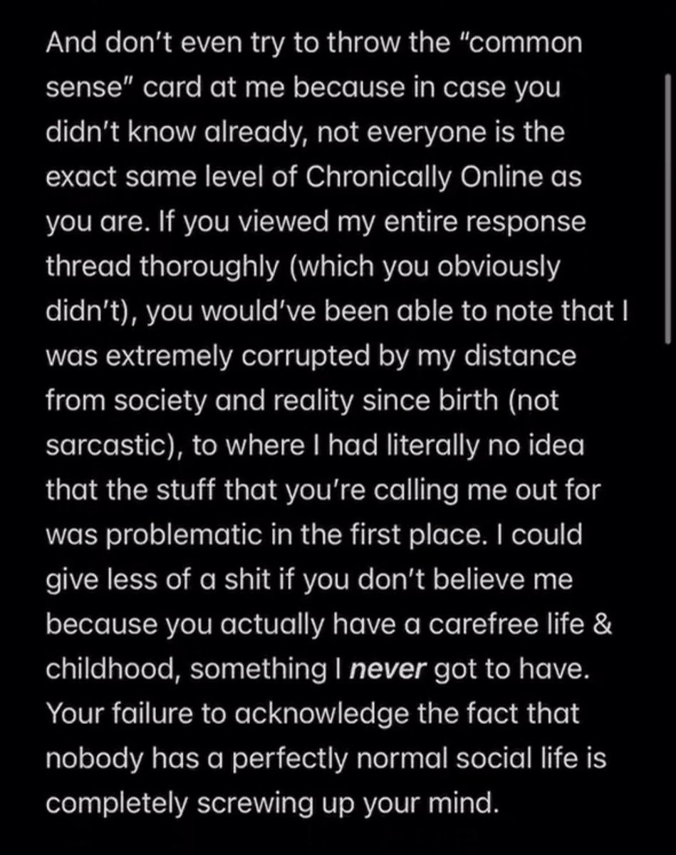 greenonionlives's tweet image. Jezz thinks you have to be chronically online to have common sense 🤣 guess nobody ever had that before the internet existed 🤷 #commonsense also yes there’s a whole ass video of more excuses, but I ain’t reading allat 🤷