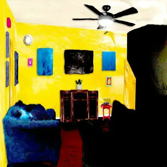 art of what my actual living room looks like
