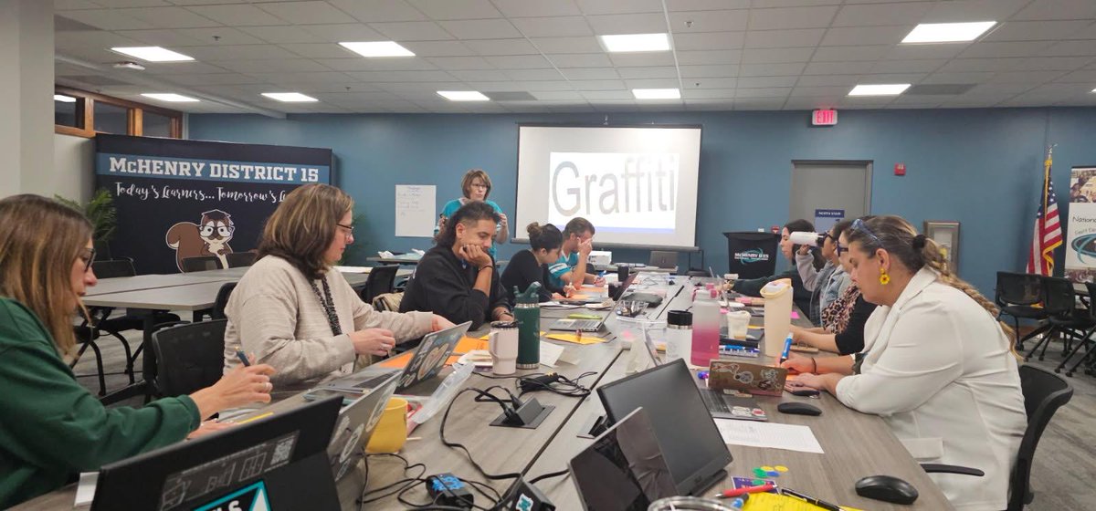 2 full days of PD with Adelante!?!? How lucky are we? Tuesday included K/1 DL teachers and today was 2/3 DL teachers’ turn.  Every time Amy comes, we all learn so much! O time together focused on holistic foundational skills in biliteracy instruction. <a href="/edgar_dlm_gtz/">Edgar De La Mora</a> <a href="/School_D15/">McHenry School District 15</a>
