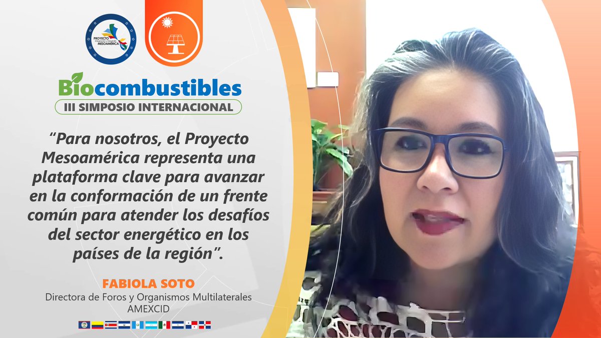 P_Mesoamerica's tweet image. ✅III Simposio Internacional de #Biocombustibles🧪

➡️Fabiola Soto
@Fabiola_Soto

Directora de Foros y Organismos Multilaterales
@AMEXCID 

🔗proyectomesoamerica.org/index.php?opti…