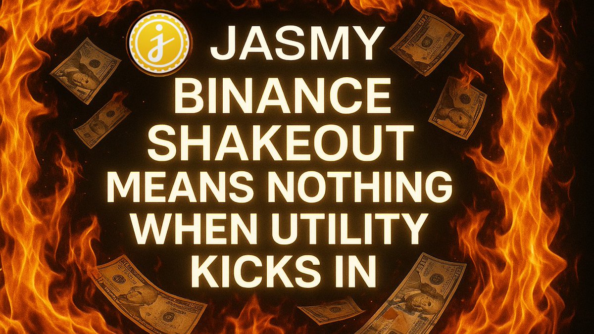 Many are wondering about the whole thing with #JASMY and the monitoring  zone thing. Will it ever end? Crypto Future 99 @RobbMass and I have talked  about this numerous times and even